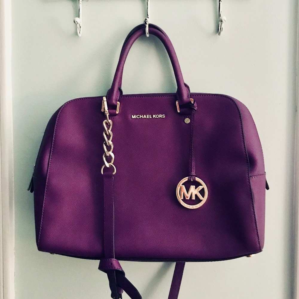 Michael Kors Large Leather Satchel